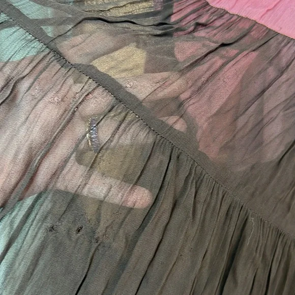 Anthropologie maxi dress Nirmooha  NWT Pink Blue And Chocolate. Really lovely - Picture 4 of 16